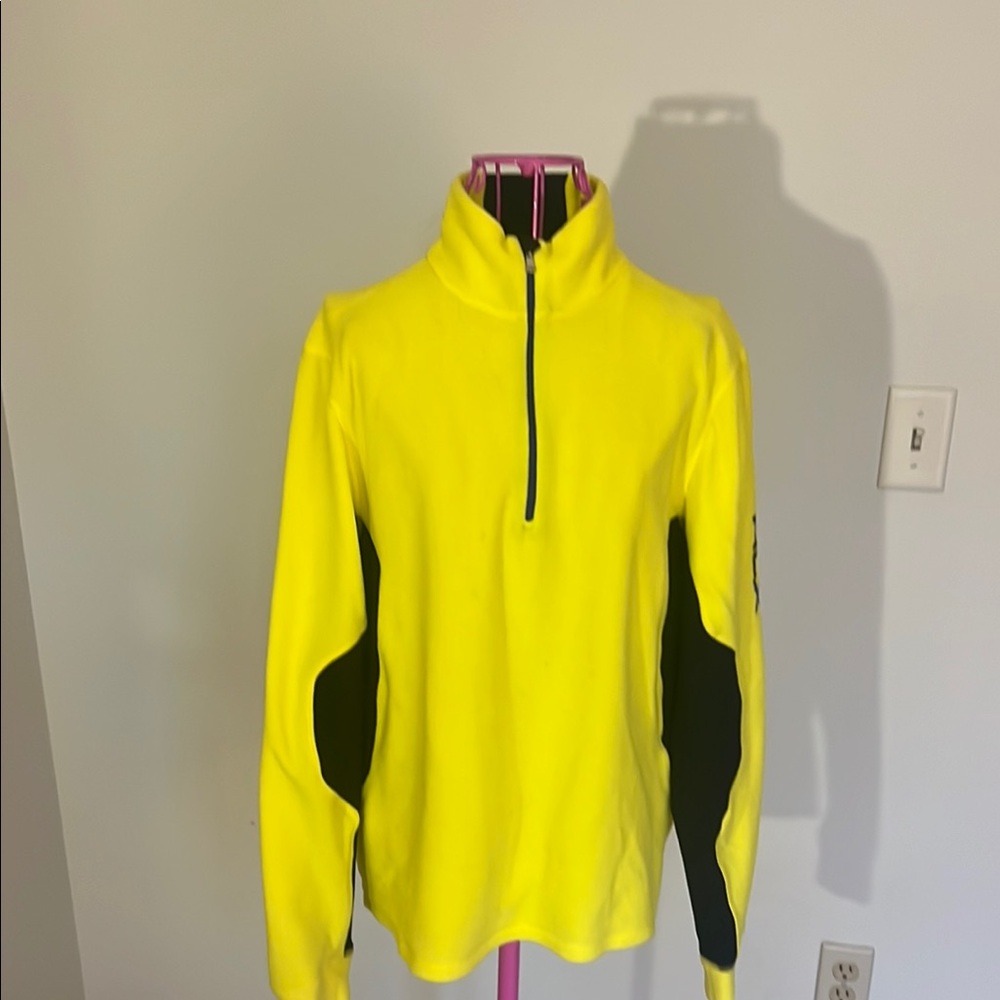 Nike Yellow and Black Pullover